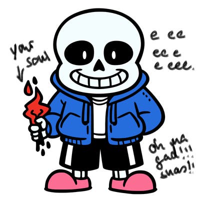 sans undertale scary