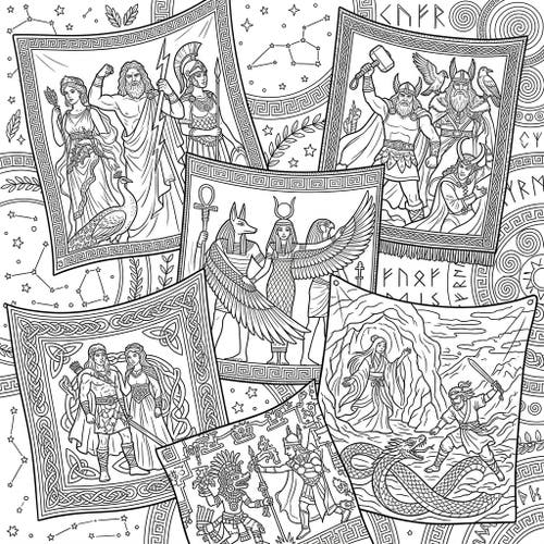 Mythological Figure Blankets