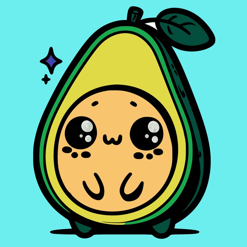 cute avocado