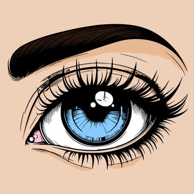 realistic eye