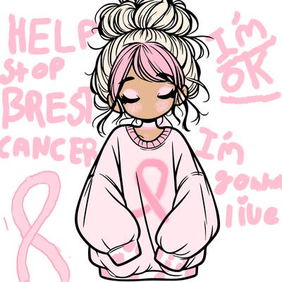 girl with baggy sweatshirt and messy bun