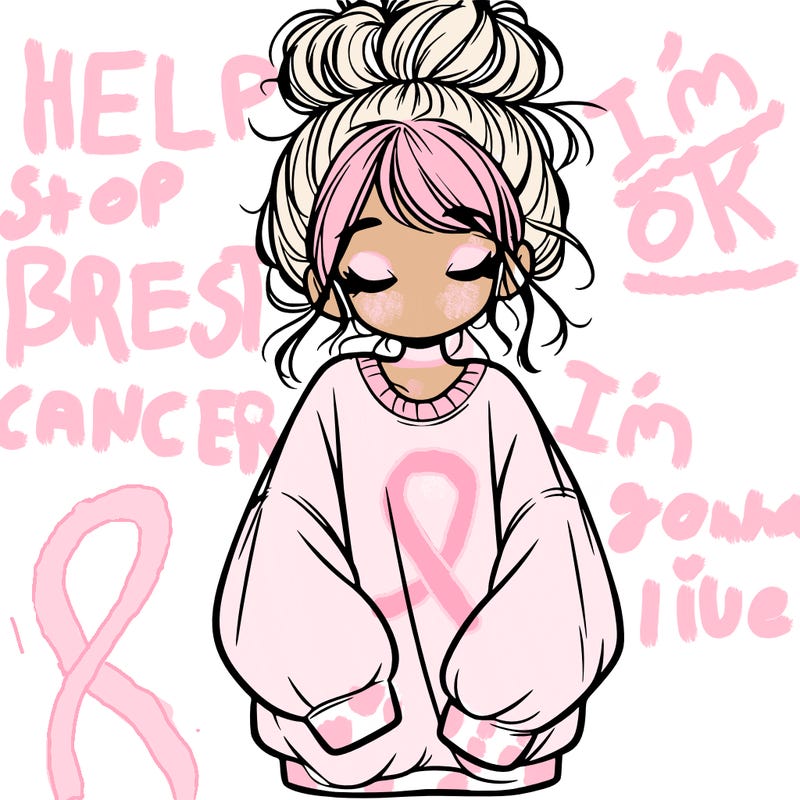 girl with baggy sweatshirt and messy bun