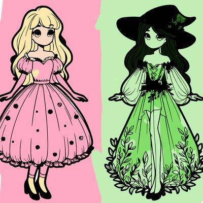 glinda and elphie from wicked
