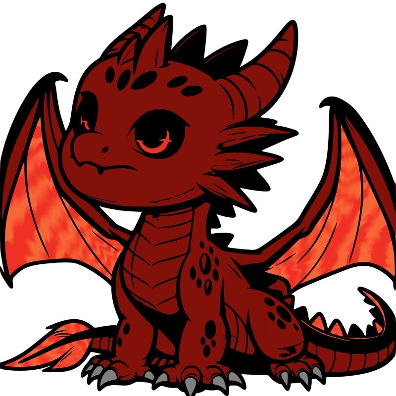 fierce baby night dragon