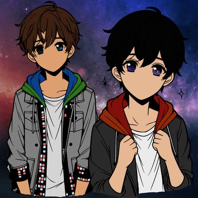 cute realistic anime boy