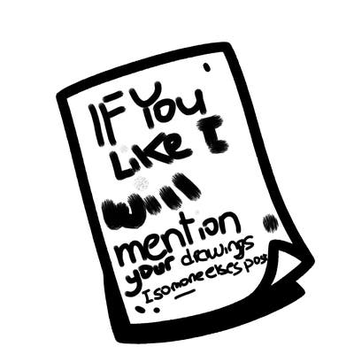 a blank piece of paper with absolutely nothing on it