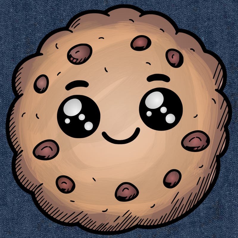 cookie with a smile