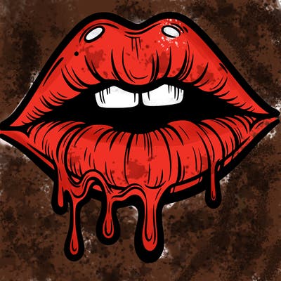 lips that look realistic and drip