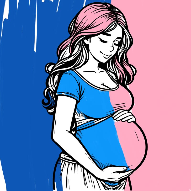 woman heavily pregnant realistic