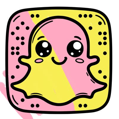 the real snapchat logo