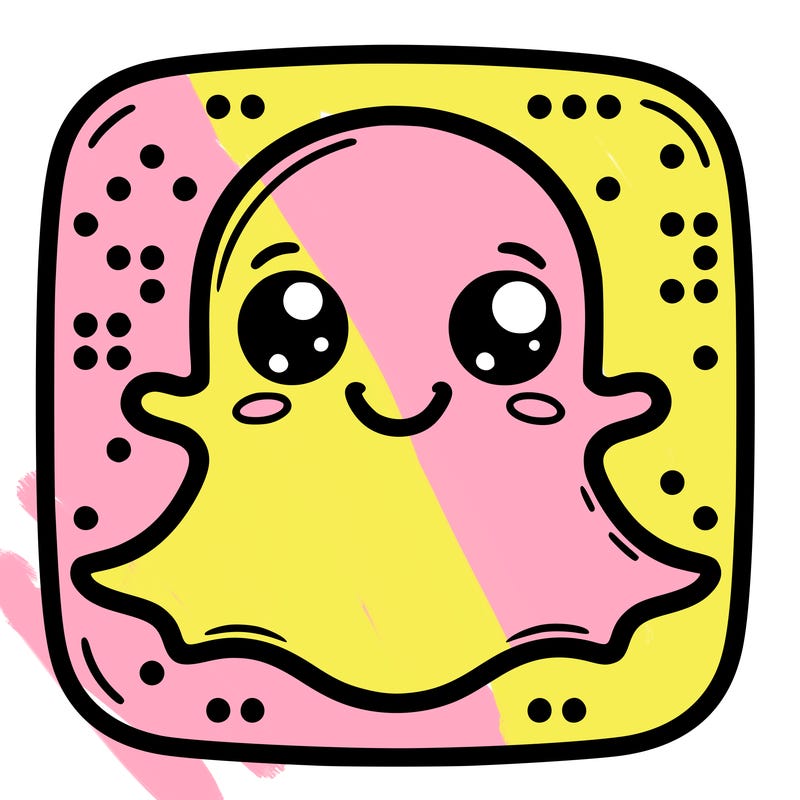 the real snapchat logo