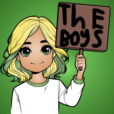 realistic girl holding up a sign