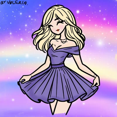 woman in skirt