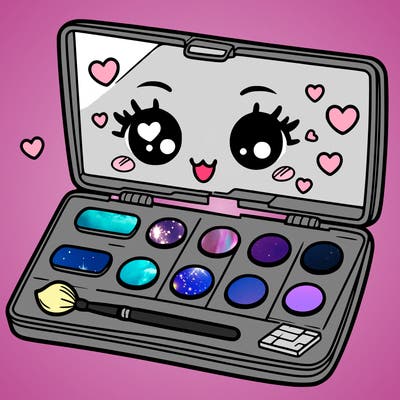 makeup pallet