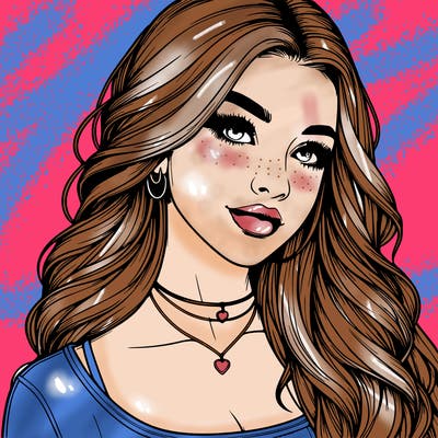 detailed realistic girl