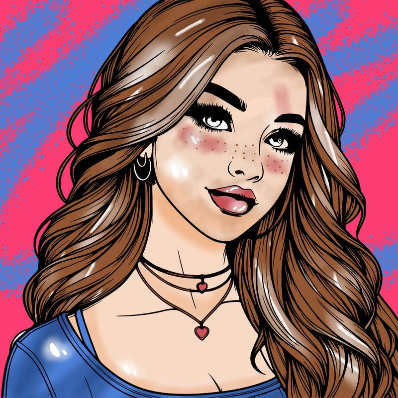 detailed realistic girl