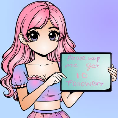 realistic pretty girl holding blank sign