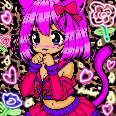 manga cat girl