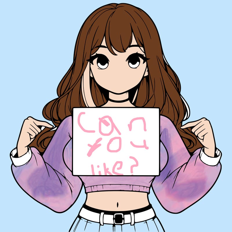 girl holding a blank sign in a long sleeve crop top