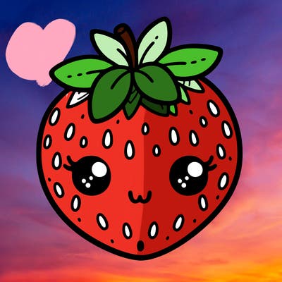 cute strawberry