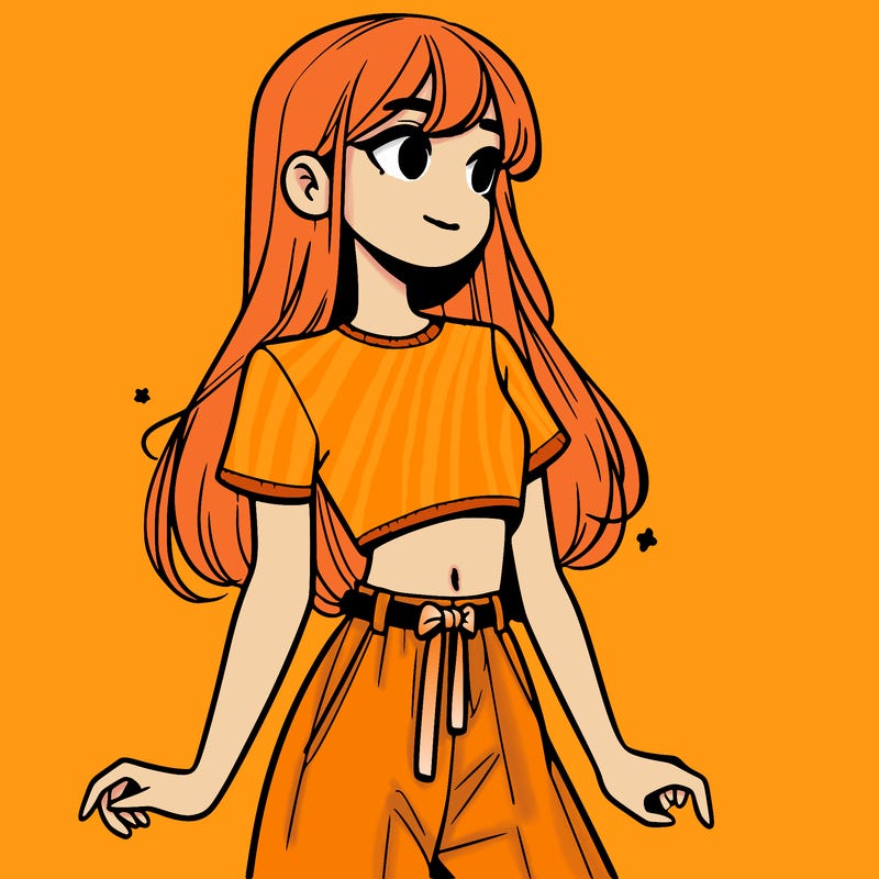 girl in a cute crop top