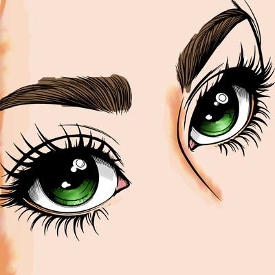 realistic eyes