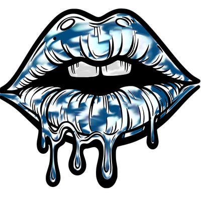 lips that look realistic and drip