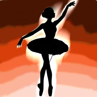 realistic ballerina