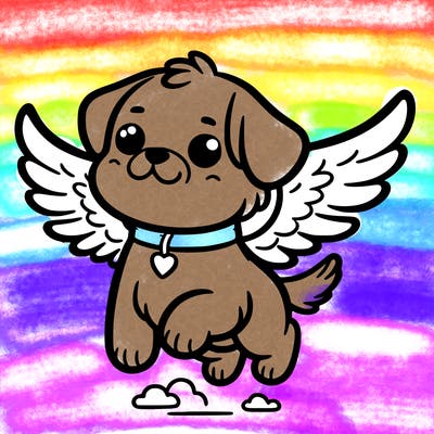dog with wings