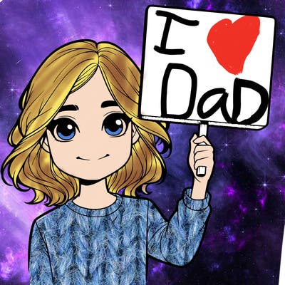 realistic girl holding up a sign