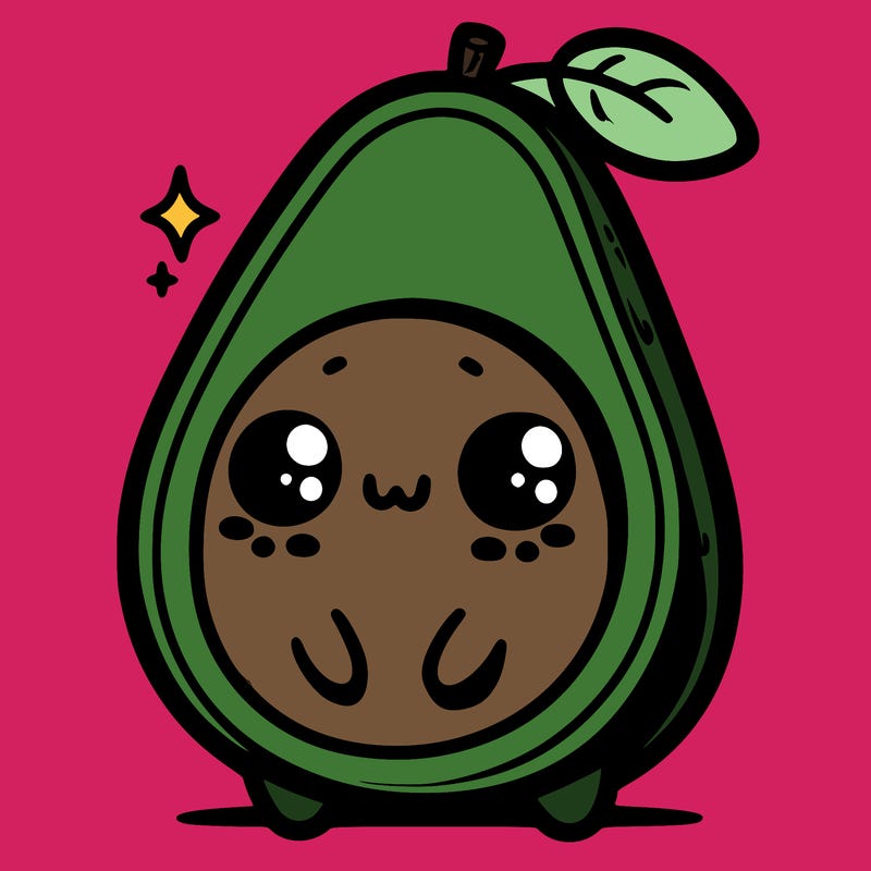 cute avocado