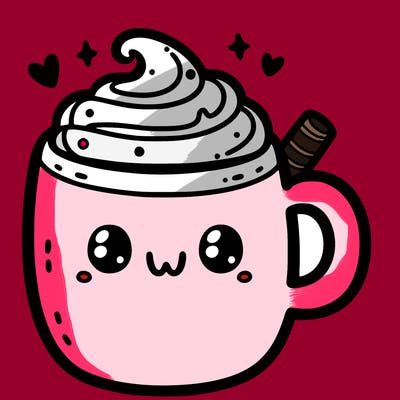 cute hot chocolate mug