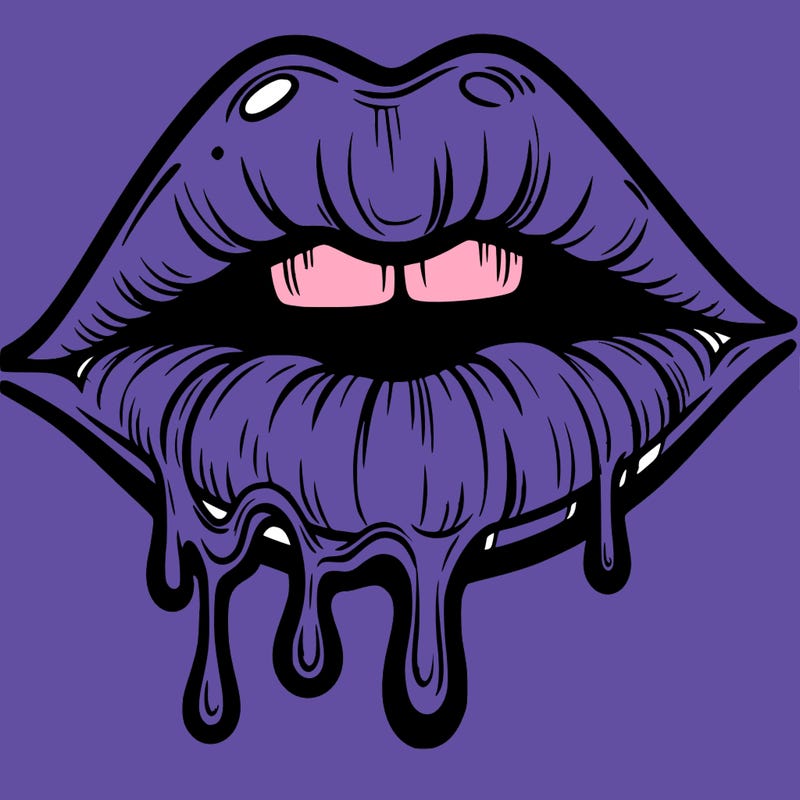 lips that look realistic and drip