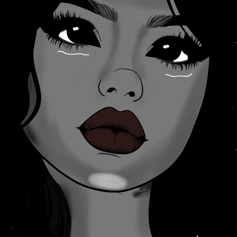 really realistic girl with lips