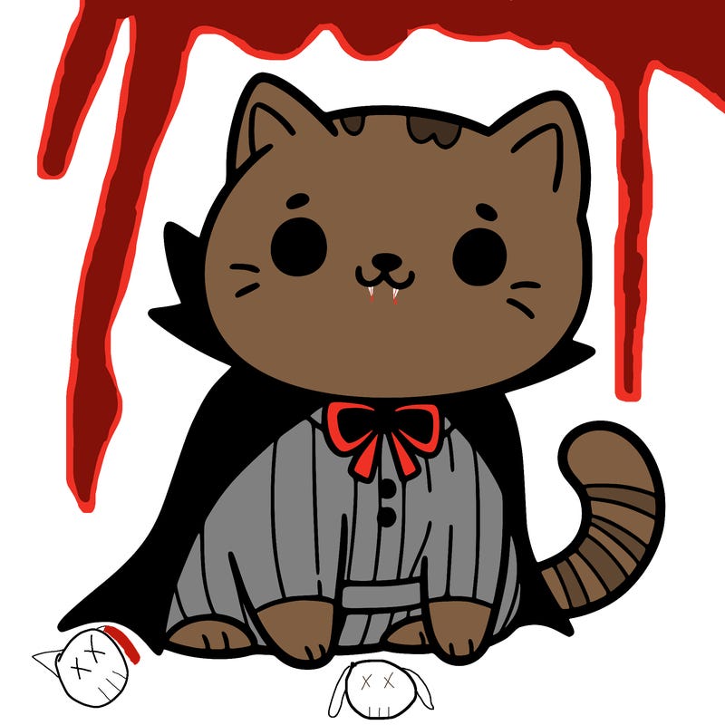 cat in a halloween costume for halloween