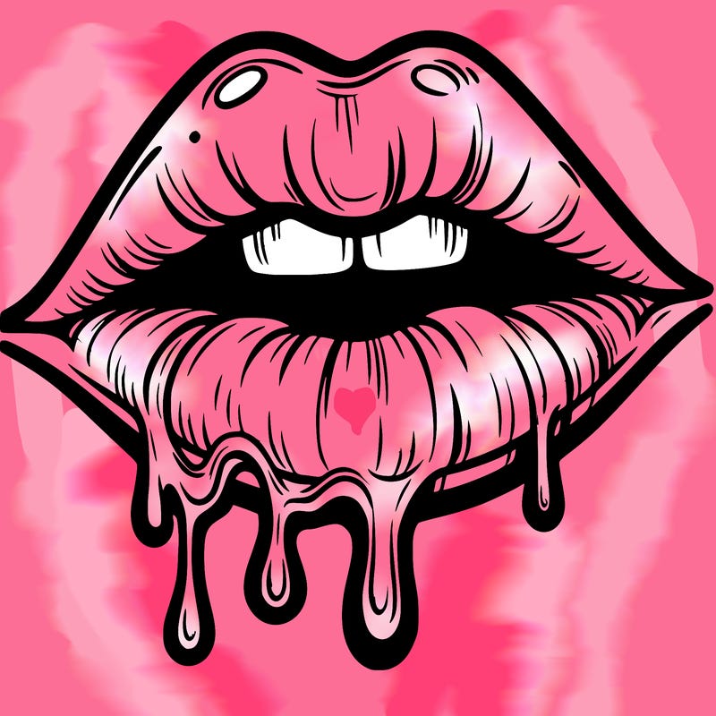 lips that look realistic and drip