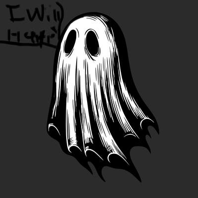 realistic creepy ghost