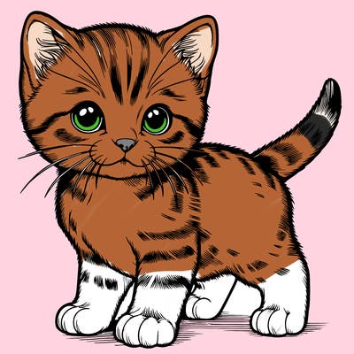 realistic kitten