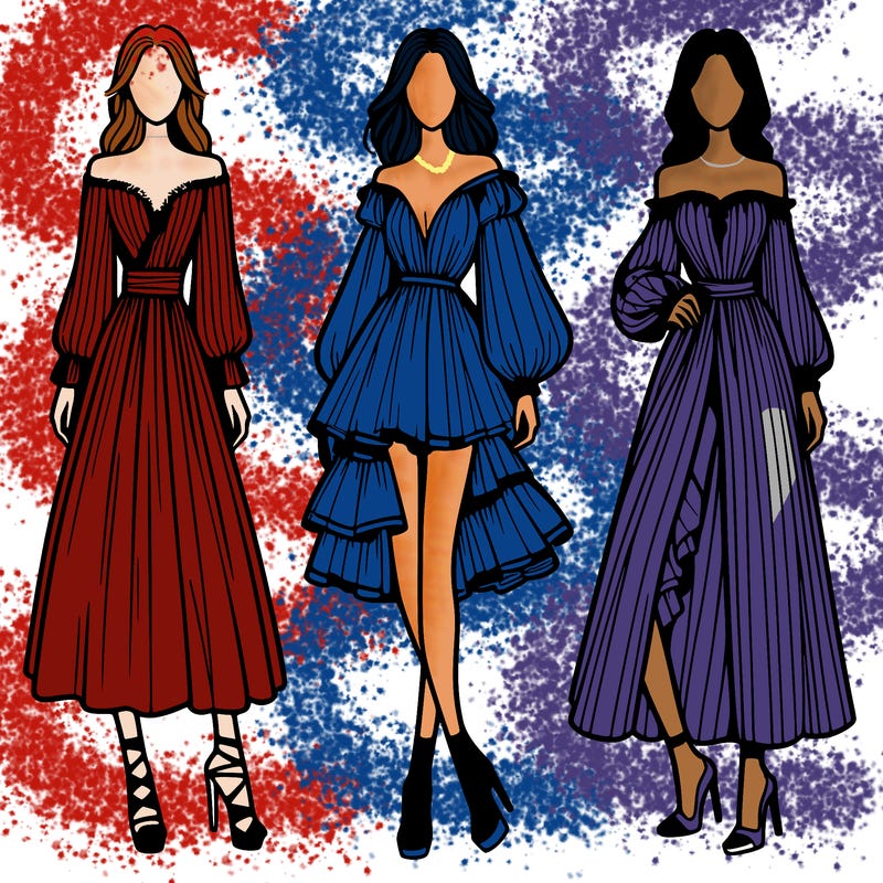 fashion models dresses