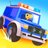 Dinosaur Police Car kids Games
