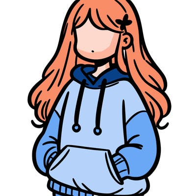 girl in sweatshirt