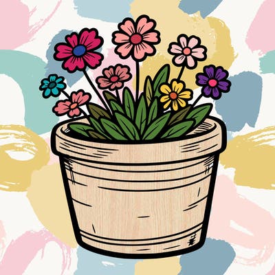 a flower pot