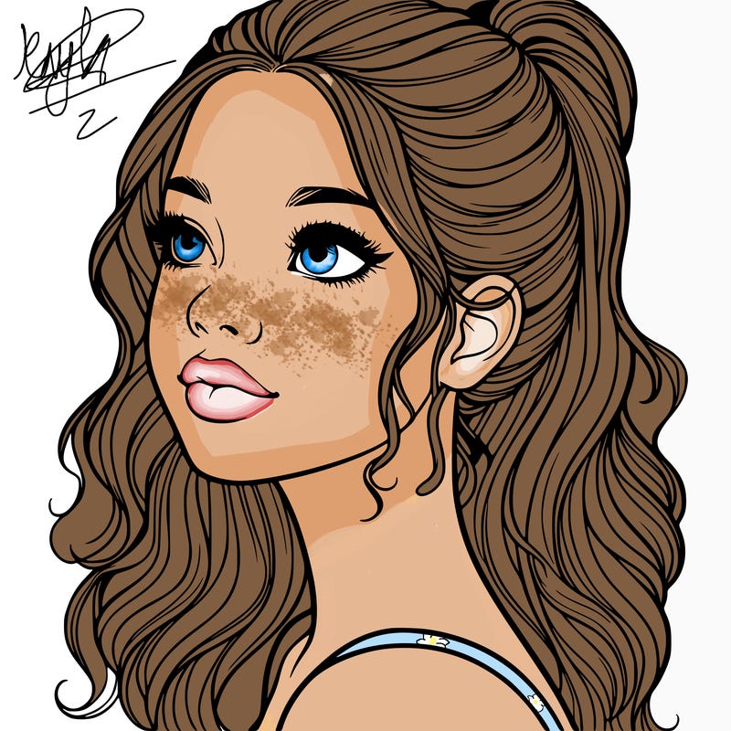 beautiful realistic girl