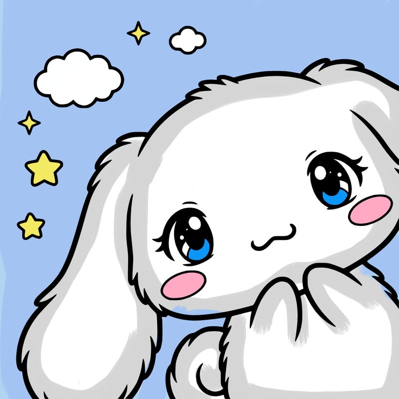 anime cinnamoroll cute fluffy