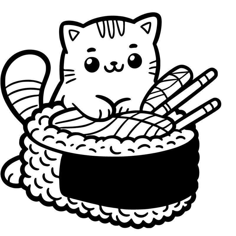 sushi cat
