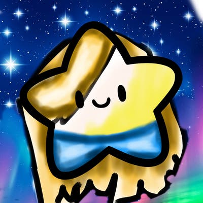 one star in the sky without a face