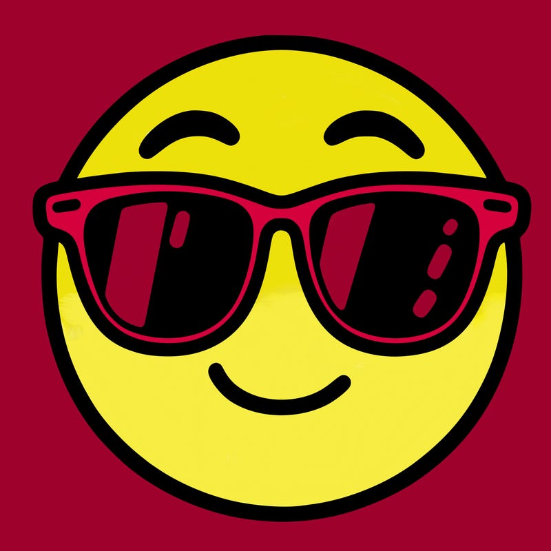emoji with sunglasses