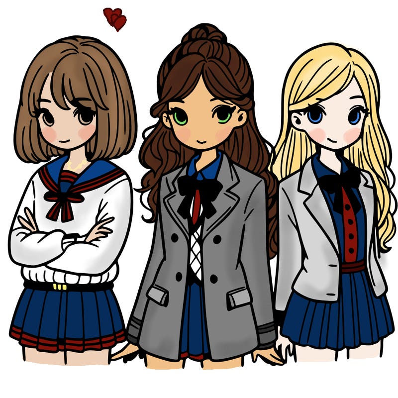 preppy girls