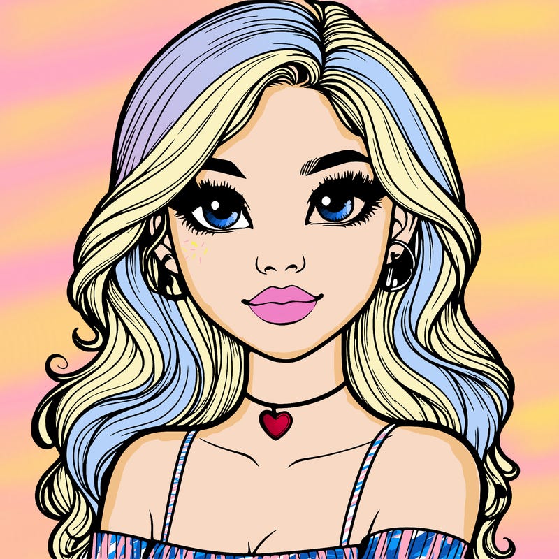 realistic pretty girl