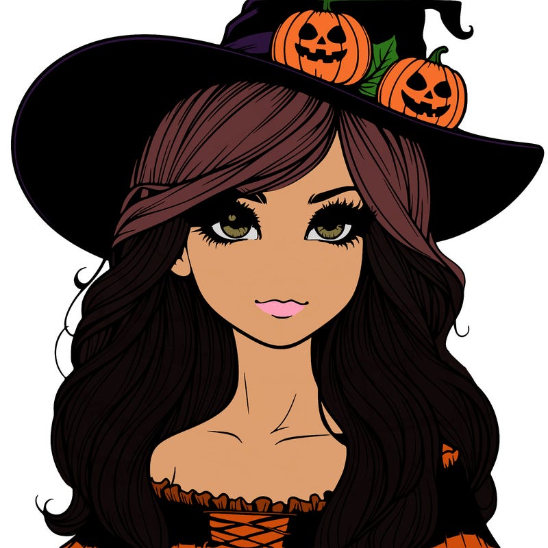 halloween realistic girl